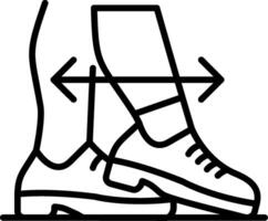 Touch Line Icon vector