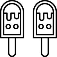 Ice Cream Line Icon vector
