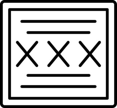 Code Line Icon vector