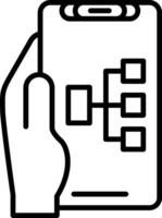 Structure Line Icon vector