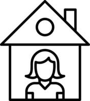 Isolation Line Icon vector