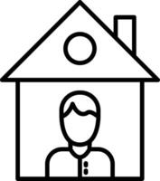 Isolation Line Icon vector