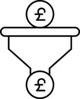 Sales Pipeline Icon vector