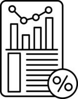 Sales Report Icon vector