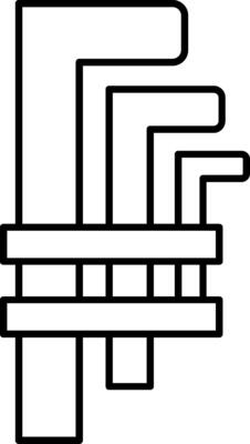 Hex Key Line Icon