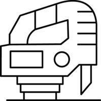 Jigsaw Line Icon vector