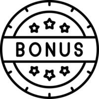 Bonus Line Icon vector