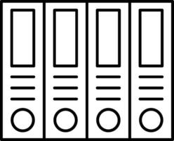 Archive Line Icon vector