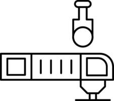 Oscillating Multi Tool Line Icon vector