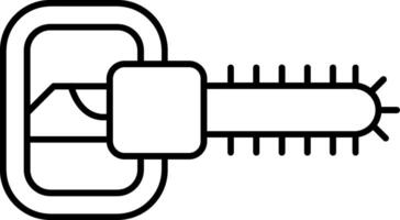 Chainsaw Line Icon vector