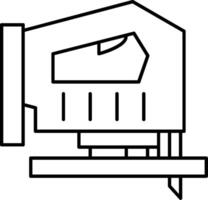 Jigsaw Line Icon vector
