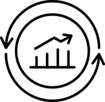 Performance Line Icon vector