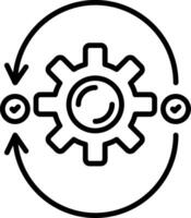 Agile Line Icon vector