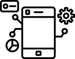 Mobility Line Icon vector