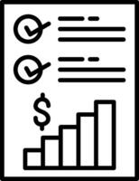 Guidance Line Icon vector