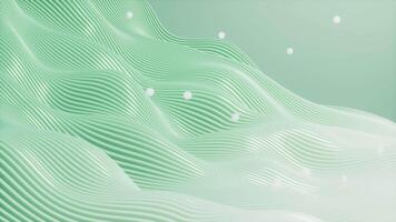 Gradient abstract curve background, 3d rendering. video