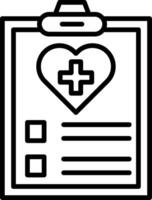 Health Checkup Line Icon vector