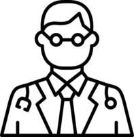 Doctor Line Icon vector
