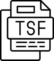 Torrent Symbol File Line Icon vector