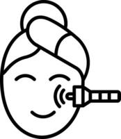 Laser Line Icon vector