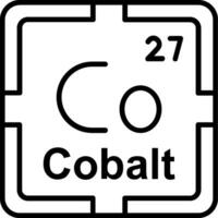 Cobalt Line Icon vector