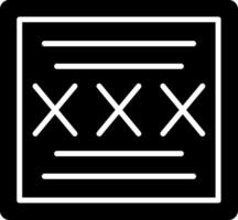 Code Glyph Icon vector