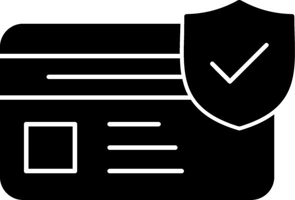 Card Protection Glyph Icon