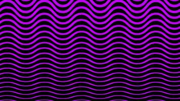 Purple zig zag wavy lines seamless loop motion graphic, abstract digital psychedelic shiny texture wave movement background video