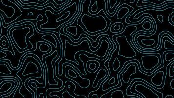 céu azul linhas topografia, desatado ciclo movimento gráfico, abstrato digital brilhante textura onda movimento fundo video