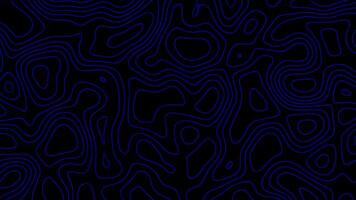 azul linhas topografia, desatado ciclo movimento gráfico, abstrato digital brilhante textura onda movimento fundo video