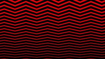 Red zig zag lines seamless loop motion graphic, abstract psychedelic digital shiny texture wave movement background video