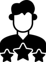 User Experience Glyph Icon vector