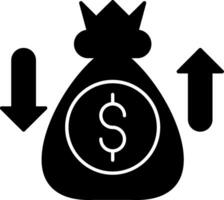 Sales Enablement Glyph Icon vector