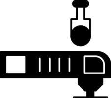 Oscillating Multi Tool Glyph Icon vector