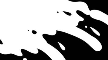 White fluid transitions loop animation video