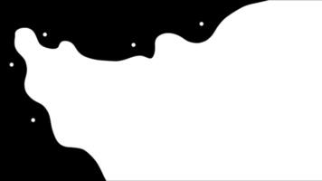 White fluid transitions loop animation video