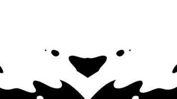 White fluid transitions loop animation video