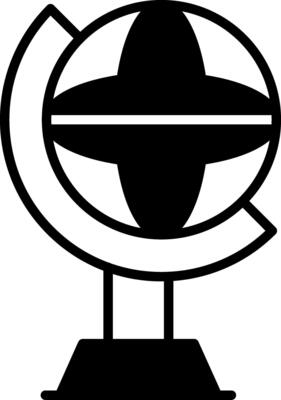 Globe Glyph Icon