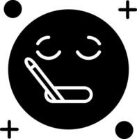 Sick Glyph Icon vector
