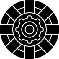 Support Glyph Icon vector