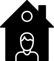 Isolation Glyph Icon vector