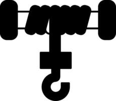 Hoist Glyph Icon vector