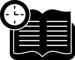 Continuous Learning Glyph Icon vector