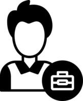 Employment Glyph Icon vector