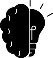Brainstroming Glyph Icon vector