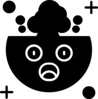 Exploding Glyph Icon vector