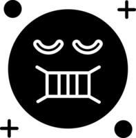 Face mask Glyph Icon vector