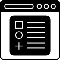 Components Glyph Icon vector