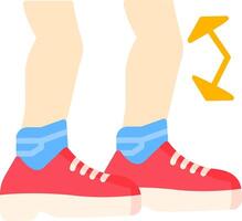 Bending Flat Icon vector
