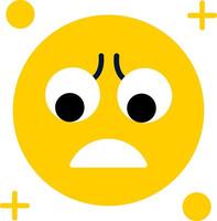 Sad Flat Icon vector